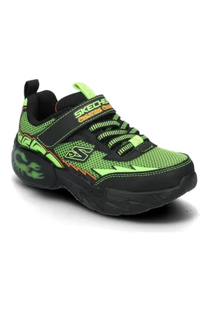 Skechers Boys Creature-Crawlers Low-top Sneakers Green