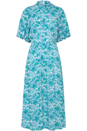 Noella Ruth Dress Maxikjole Festkjole Blue