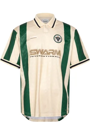 Hummel Hmlloose Soccer Jersey S/S Sport Sport Clothing Sport Tops Sport Football Shirts Beige