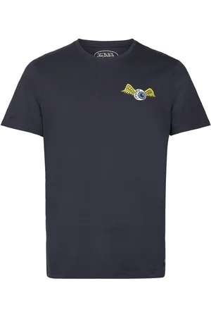 Von Dutch T-Shirt Eye Navy Tops T-Kortærmet Skjorte Black