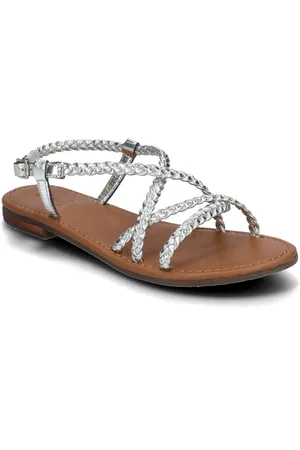Geox D Sozy S D Shoes Sandals Flat Sandals Silver
