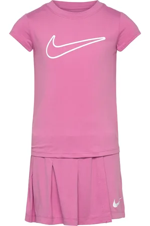 Nike Ko-Skort/Scooter Set Sport Sets With Short-sleeved T-shirt Pink