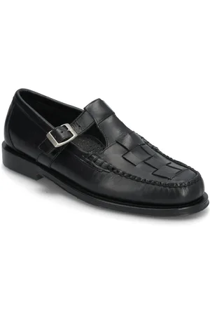 G.H. Bass Gh Weejun Heritage Fisherman Designers Loafers Black