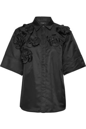Copenhagen Muse Cmsimi-Shirt Is A Shirt In A Highly Premium Material That Is Also Used By The Bi Tops Shirts Short-sleeved Black