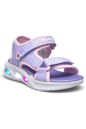 Skechers Girls Sola Glow Sandal Shoes Summer Shoes Sandals Purple