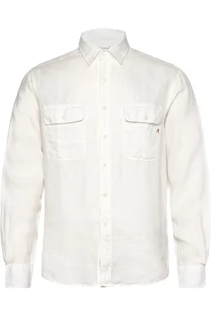 Replay Shirt Regular Tops Shirts Casual Shirts White