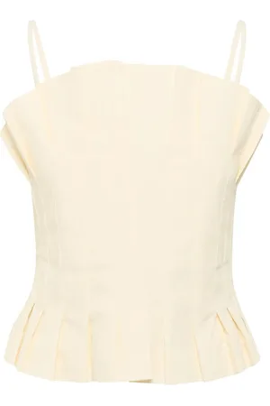 Karen by Simonsen Kbvilje Top Tops T-shirts & Tops Sleeveless Cream