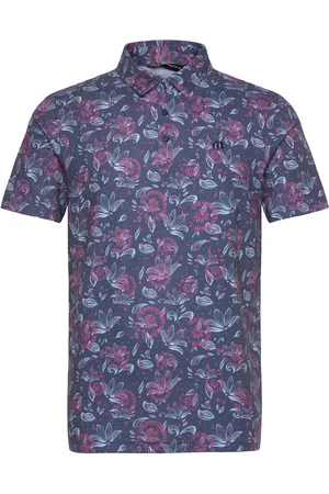 Travis Mathew Featherweight Flourish Sport Men Sport Clothing Sport Tops Sport Polos Sport Short-sleeved Polos Navy