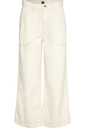 HUGO BOSS C_Marlene Hr C Pp Bottoms Jeans Wide Cream