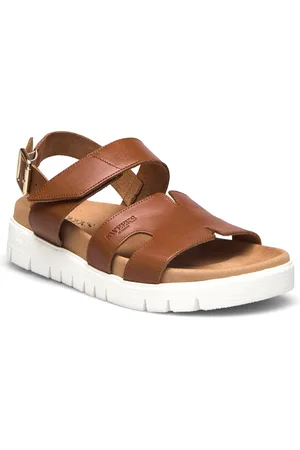 Sweeks Gabriela Shoes Sandals Flat Sandals Brown