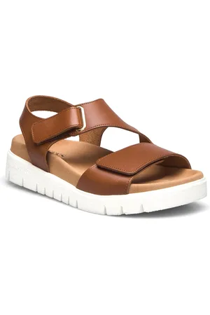 Sweeks Gabriela Shoes Sandals Flat Sandals Brown