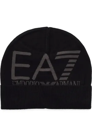EA7 Beanie Hat Accessories Headwear Beanies Black