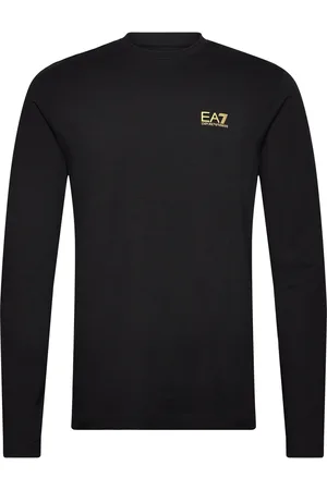 EA7 T-Shirt Tops T-Langærmet Skjorte Black