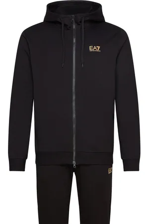EA7 Tracksuit Tops Sweatshirts & Hoodies Tracksuits - Sets Black