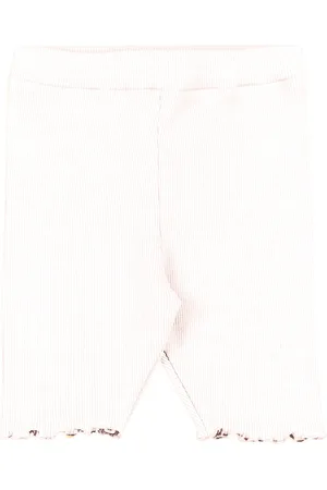 Gugguu Classic Rib Biker Shorts Bottoms Shorts Pink