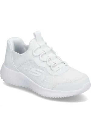 Skechers Boys Bounder Brisk-Burst Low-top Sneakers White