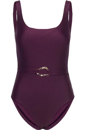 Hunkemöller Costa Shaping Belt Bs Badedragt Badetøj Purple