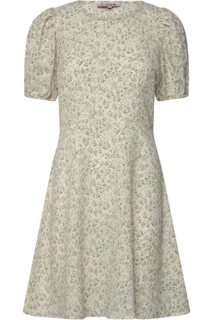 A-View Gino Dress Knælang Kjole White