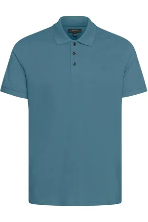 Matinique Mapoleo Melange Tops Polos Short-sleeved Blue