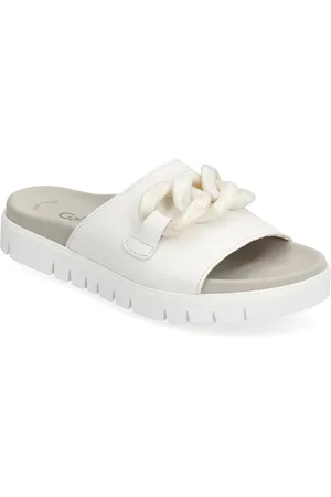 Gabor Slip-In Flade Sandaler White