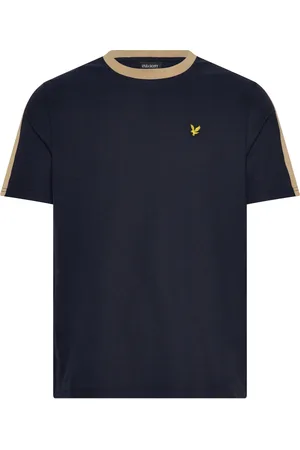 Lyle & Scott Contrast Taped T-Shirt Tops T-Kortærmet Skjorte Navy