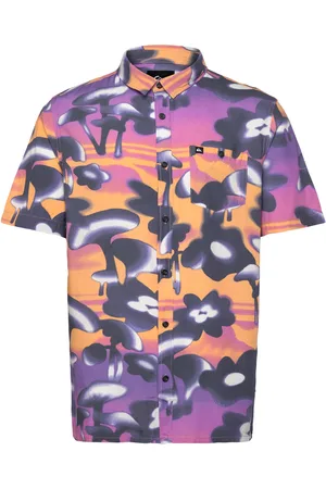 Quiksilver Safe Paradise Ss Sport Men Sport Clothing Sport Tops Sport Shirts Purple