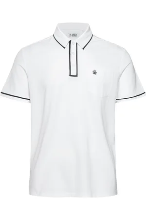 Original Penguin The Technical Earl Sport Men Sport Clothing Sport Tops Sport Polos Sport Short-sleeved Polos White