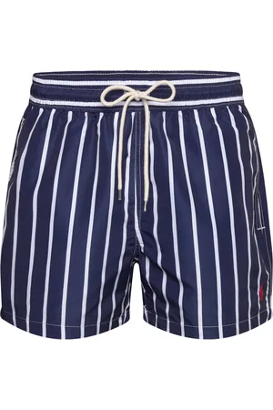 Ralph Lauren 4.5-Inch Traveler Slim Fit Swim Trunk Designers Shorts Navy