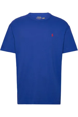 Ralph Lauren Classic Fit Heavyweight Jersey T-Shirt Tops T-Kortærmet Skjorte Blue
