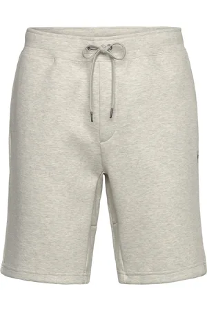 Ralph Lauren 9-Inch Double-Knit Short Designers Shorts Sweat Shorts Grey