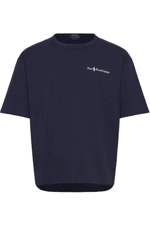 Ralph Lauren Relaxed Fit Logo Jersey T-Shirt Designers T-Kortærmet Skjorte Navy