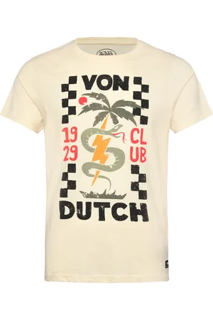 Von Dutch T-Shirt Print White Tops T-Kortærmet Skjorte White