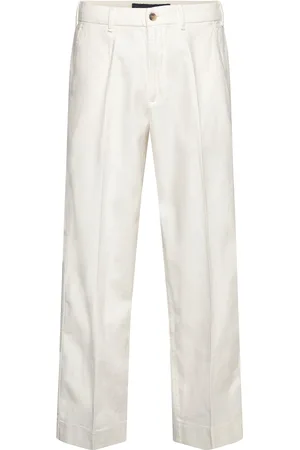 Abercrombie & Fitch Anf Mens Pants Bottoms Trousers Casual White
