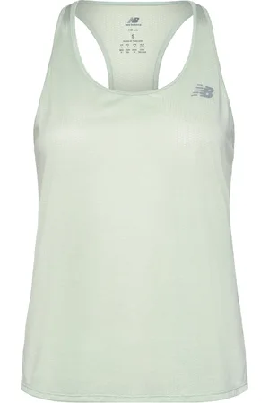 New Balance Athletics Tank Sport T-shirts & Tops Sleeveless White