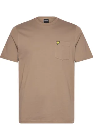 Lyle & Scott Pocket T-Shirt Tops T-Kortærmet Skjorte Brown