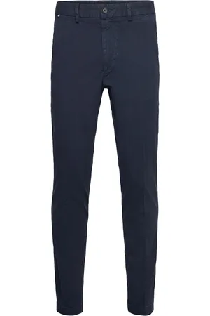HUGO BOSS H-Kaiton1 Designers Trousers Formal Navy