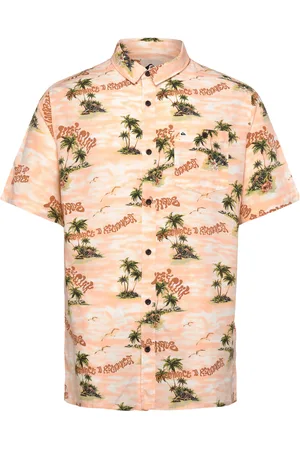 Quiksilver Safe Paradise Ss Sport Men Sport Clothing Sport Tops Sport Shirts Multi/patterned
