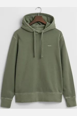 GANT Sunfaded Hoodie Tops Sweatshirts & Hoodies Green