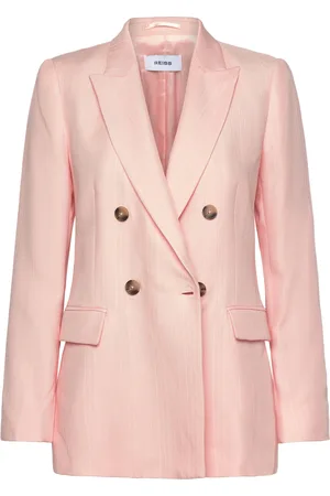 Reiss Magda Blazers Double Breasted Blazers Pink