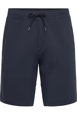 Ralph Lauren 9-Inch Double-Knit Short Designers Shorts Sweat Shorts Navy
