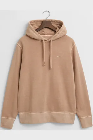 GANT Sunfaded Hoodie Tops Sweatshirts & Hoodies Beige