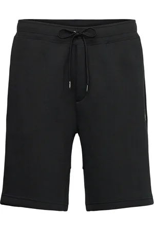 Ralph Lauren 9-Inch Double-Knit Short Designers Shorts Sweat Shorts Black