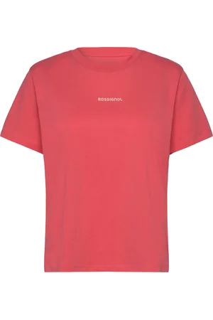 Rossignol W Waterfall Tee Sport Women Sport Clothing Sports Tops & T-shirts Sport T-Skjorte Red