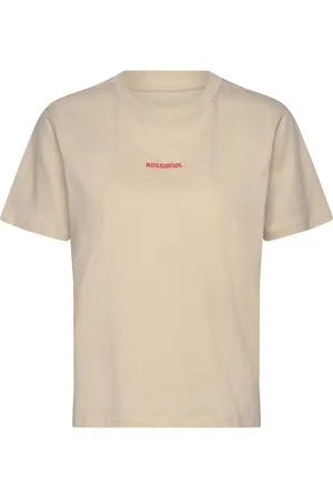 Rossignol W Waterfall Tee Sport Women Sport Clothing Sports Tops & T-shirts Sport T-Skjorte Beige