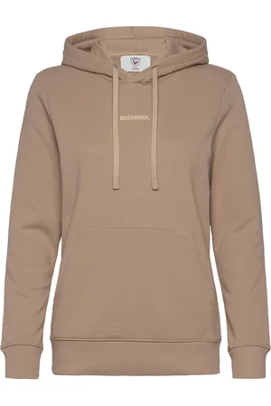 Rossignol W Presset H Sport Women Sport Clothing Sport Sweatshirts & Hoodies Sport Hoodies Beige