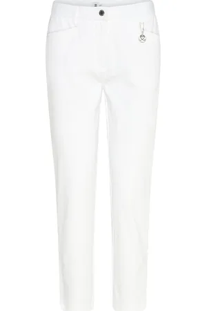 Daily Sports Lyric V2 Ankle 95 Cm Sport Women Sport Clothing Sport Pants Sport Golf Pants White