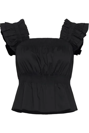 mbyM Sania-M Tops Blouses Sleeveless Black