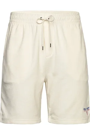 Ralph Lauren 7.5-Inch Polo Sport Terry Short Bottoms Shorts Sweat Shorts Cream