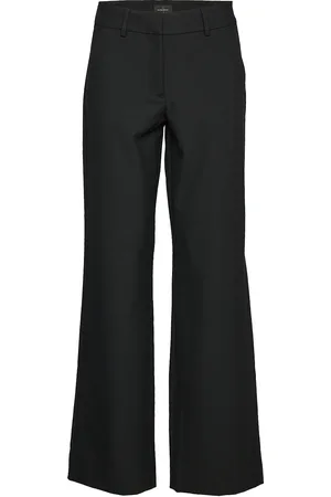 Fiveunits Denafv Bottoms Trousers Wide Leg Black