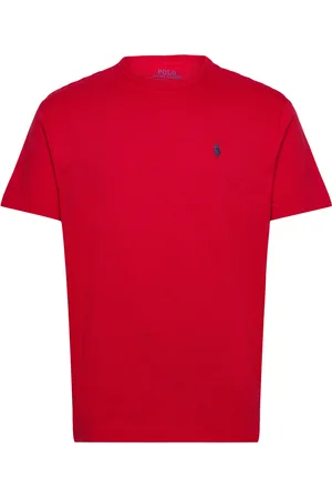 Ralph Lauren Classic Fit Heavyweight Jersey T-Shirt Tops T-Kortærmet Skjorte Red